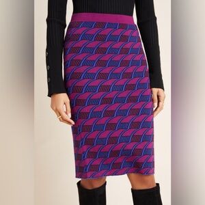NWT Anthropologie Maeve Nancy sweater pencil skirt sz med
